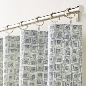 Crate and barrel Rives curtain panel pair 84”